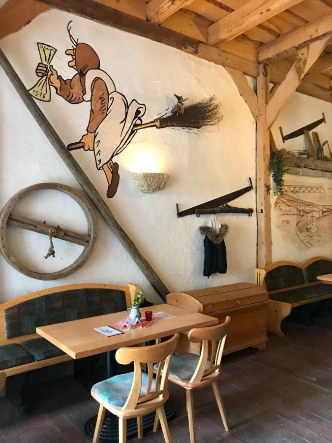 Hotel-Pension Markt-Scheune Anno 1652 Vlotho Esterno foto